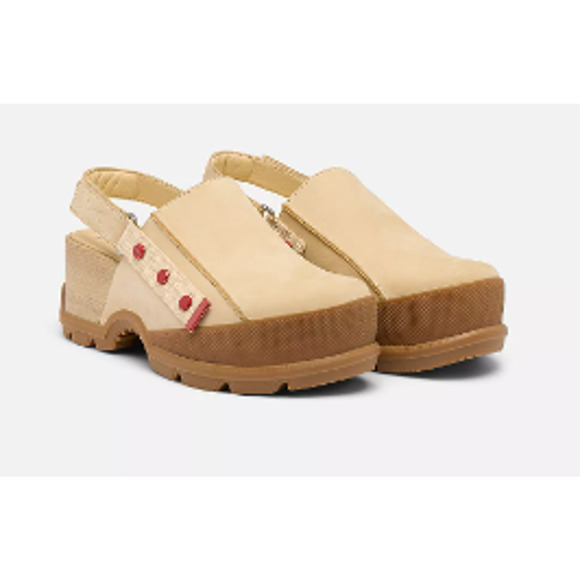 NEW SOREL ROAM'N CLOG RBR Caribou Beige GUM Women's Size 8 - Picture 5 of 6